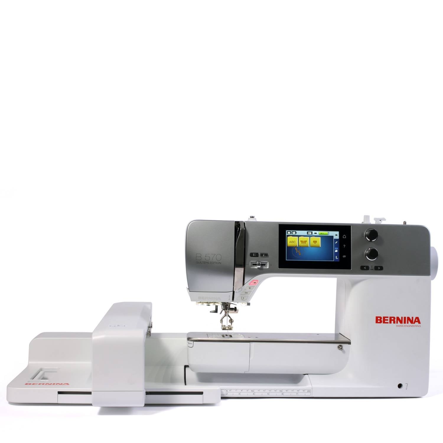 Bernina 570 QE mit SDT-Stickmodul